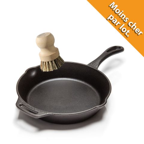 Poêle 100% fonte pour cuisiner sain