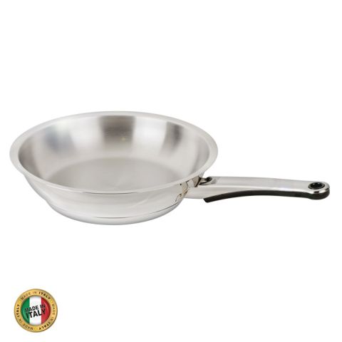 Poêle inox 24cm fond thermo diffuseur induction