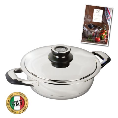 Sauteuse inox ecovitam warmcook 28cm