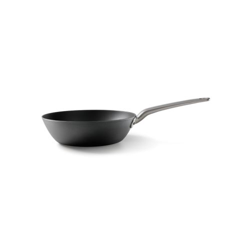 Poêle wok en acier pré-culottée 24 cm