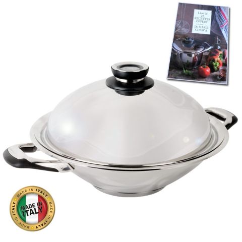 Wok ecovitam warmcook inox 32 cm Wok ecovitam warmcook inox 32 cm
