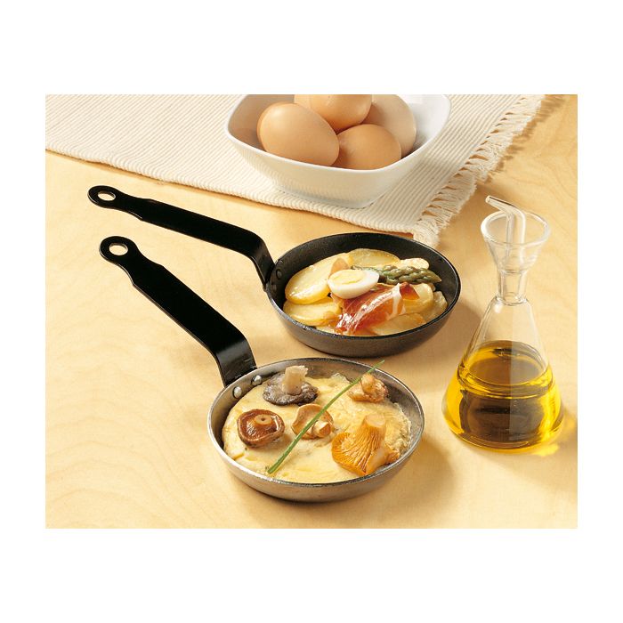 Poêle 7 Mini Blinis Ou Beghrir Ou Pancakes A Induction Fonte 26 Cm