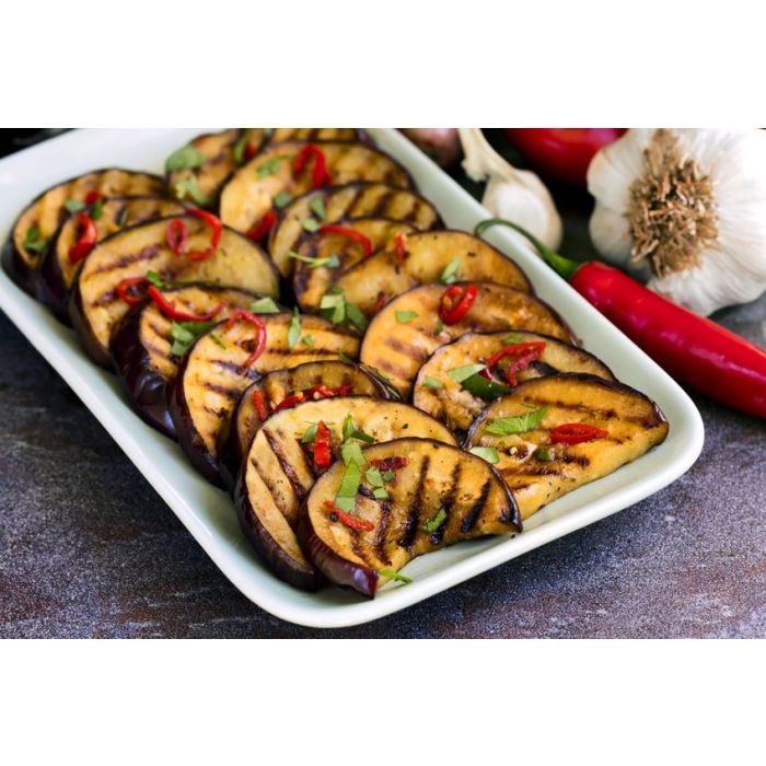 Tranches courgette grillées