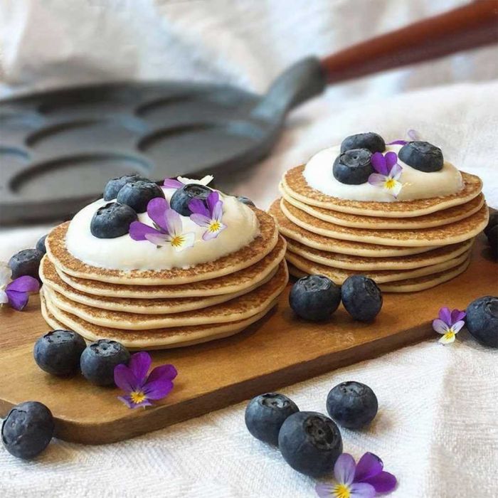 Poele à 4 pancakes, poêle saine et écologique - skeppshult