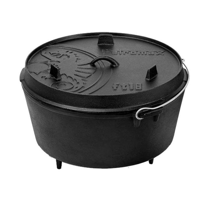 cocotte en fonte avec anse inox