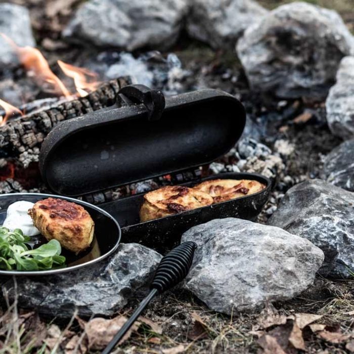 Cuisson pommes de terre et fromage barbecue