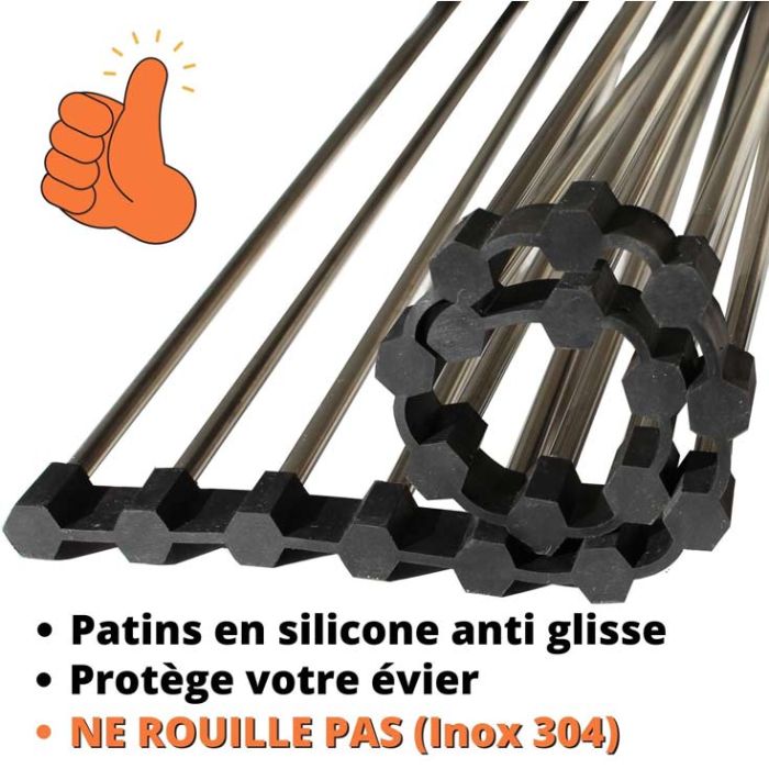 Egouttoir enroulable pour petit espace