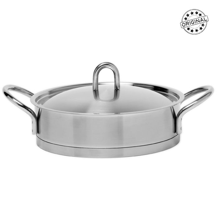 Faitout bas inox 28 cm 4.5 L main product photo