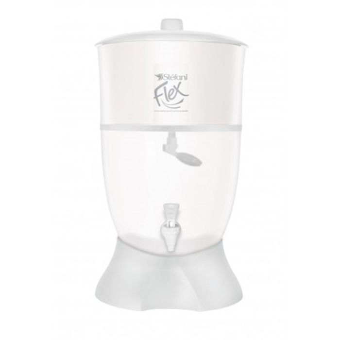 Fontaine à eau filtrante 6 litres Plastique blanc main product photo