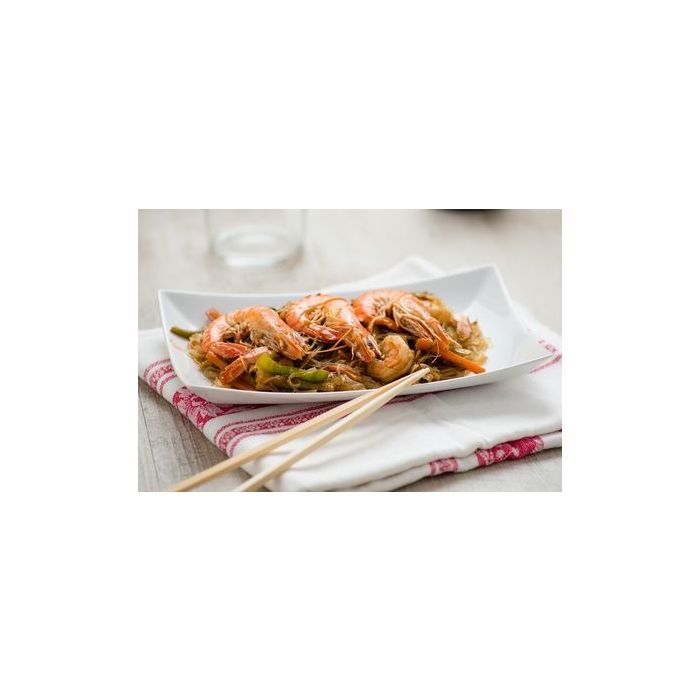 crevettes sautees aux herbes