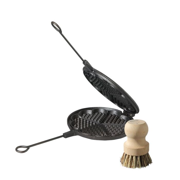 Gaufrier + brosse de nettoyage main product photo