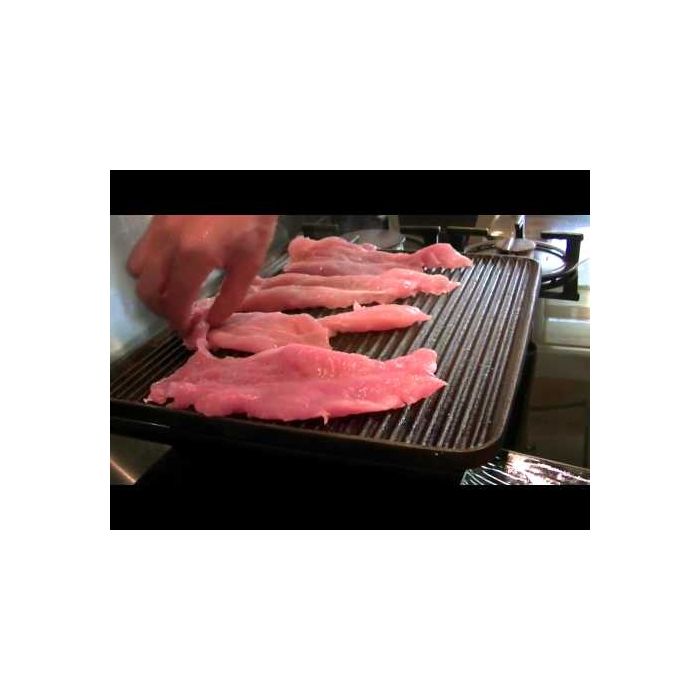 Poele grill rectangulaire