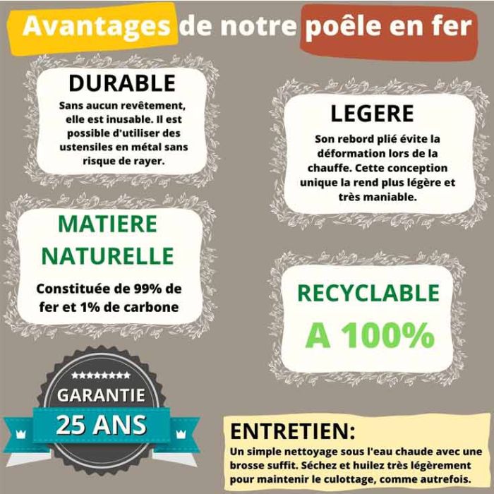 Les avantages du fer