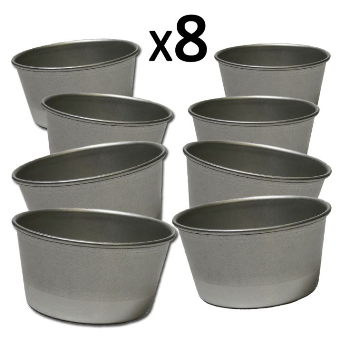 Lot de 4 moules à soufflés Gobel diamètre 8cm