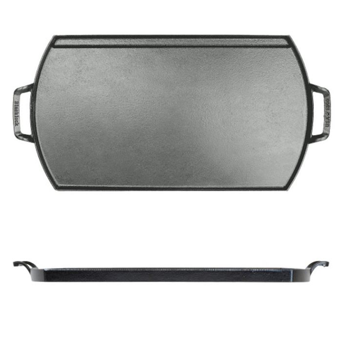 Plaque lisse en fonte pour cuisson sur feu