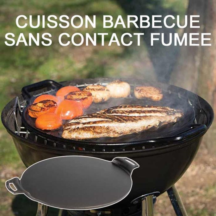 Cuisson barbecue sans contact fumée