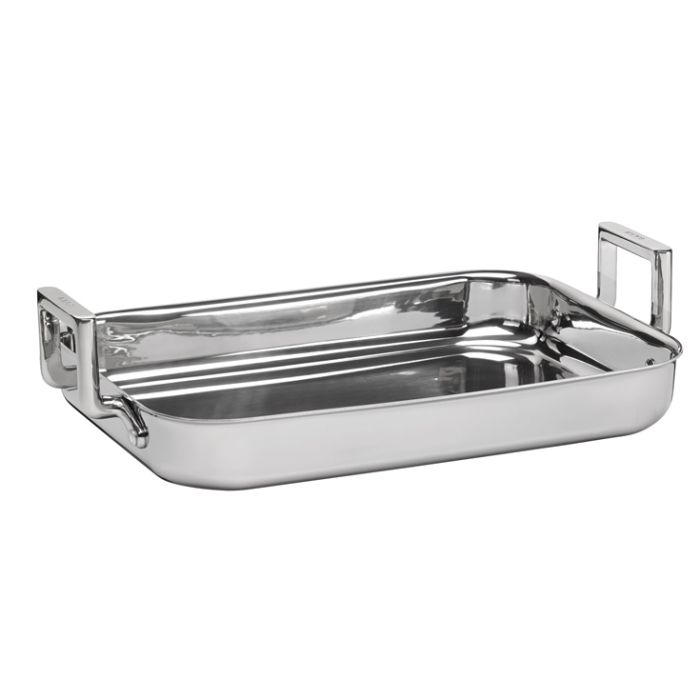 Plat rectangulaire tout inox pour four