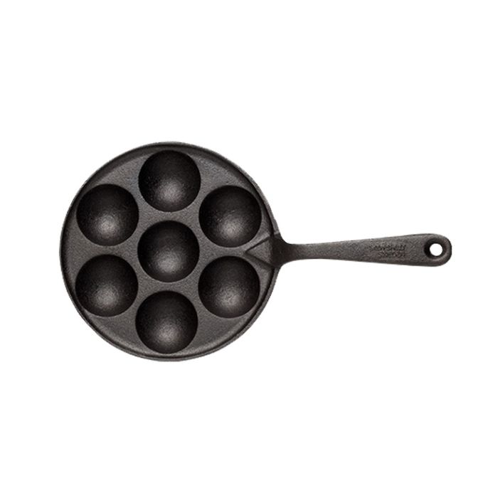 Poêle en fonte 7 empreintes pour muffins