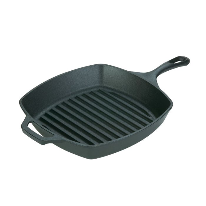 Poêle en fonte grill 24, 26, 28 cm Poignée Amovible Induction BIOL (24 cm)  : : Cuisine et Maison