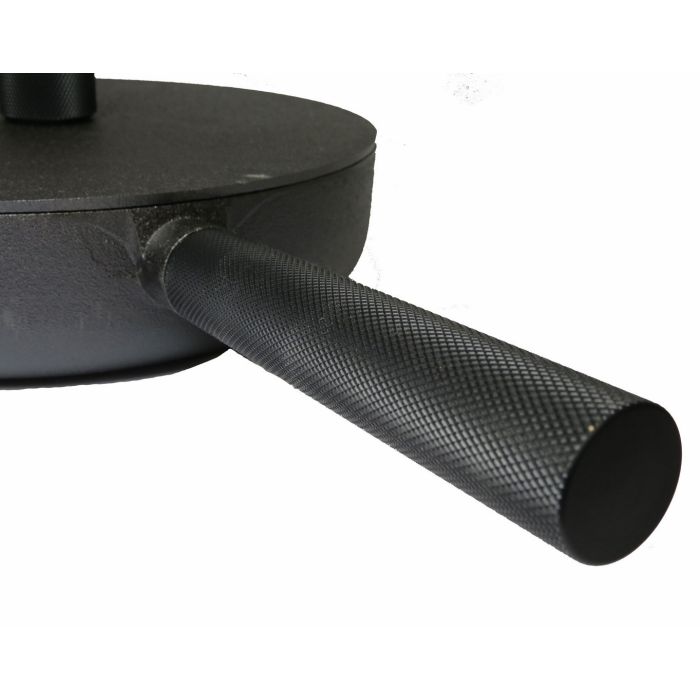 poele fonte avec poignee noire