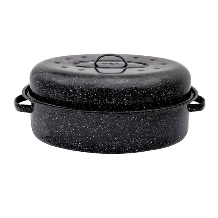 Cocotte acier émaillé Grand modèle main product photo