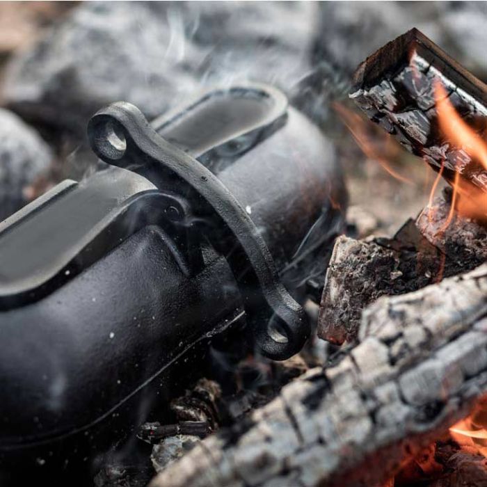 Rotissoire barbecue pour pommes de terre braise