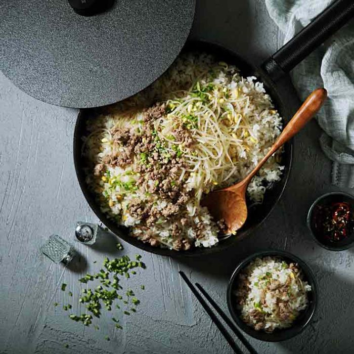 Recette riz cantonné dans poêle skeppshult NOIR
