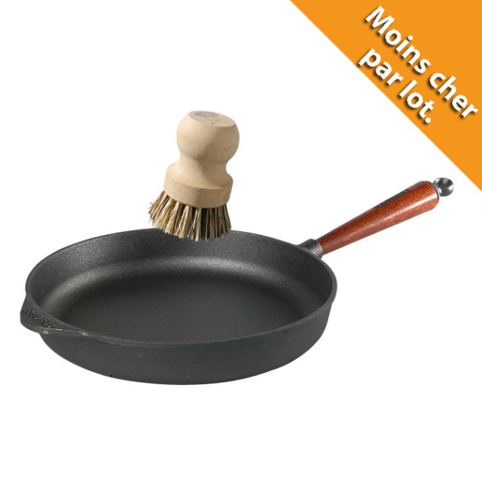 Poêle à pancake + brosse de nettoyage