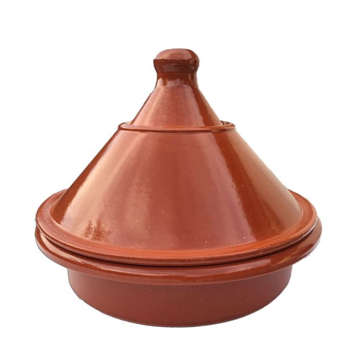 Plat tajine tagra de cuisson en terre cuite - Recyclerie Chiner Solidaire