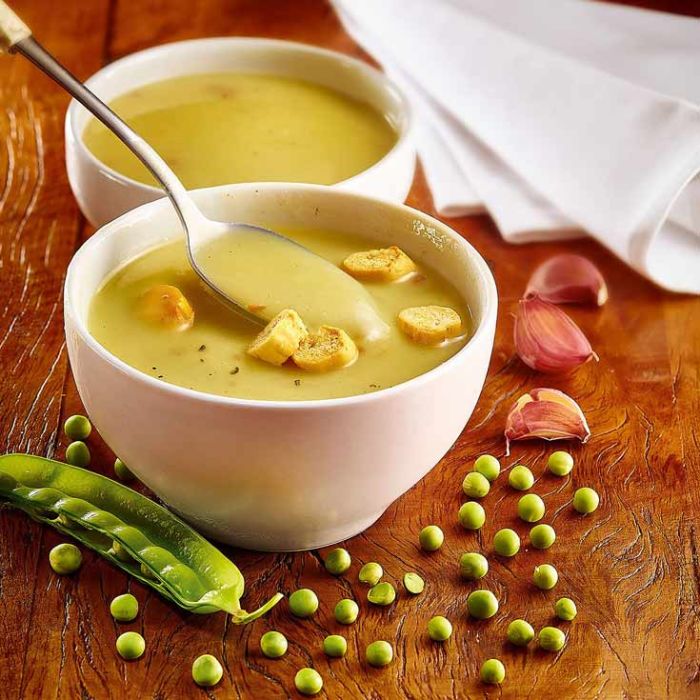 Soupe velouté faite a la poêle