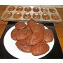 madeleines chocolatees cuites au four