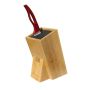 Couteau céramique et bloc porte couteaux bambou
