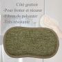 Eponge grattoir microfibre