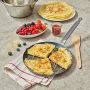 crêpes dans poêle en fer