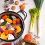 Cuisson de légumes du soleil
