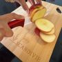 Découpe tranches de pomme avec couteau céramique
