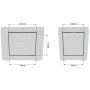 Dimensions glaciere petromax KX25
