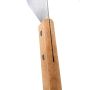 Spatule de cuisine inox poignée bois rivetée