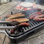 Grillade sur table avec barbecue Lodge