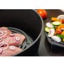 Trépied en fonte dans cocotte