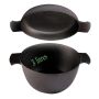 Cocotte 2 en 1 3 litres plat fonte