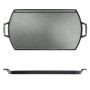 Plaque lisse en fonte pour cuisson sur feu