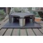 Kit plancha fonte plaque cuisson avec bruleur