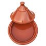 Plat tajine en terre cuite naturelle