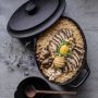  Cocotte en fonte ovale 4 litres - Couvercle fonte