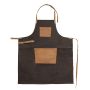 Cuir véritable de buffle, tablier épais