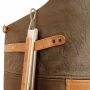 laniere en cuir tablier de cuisine 