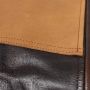 coutures sur tablier en cuir
