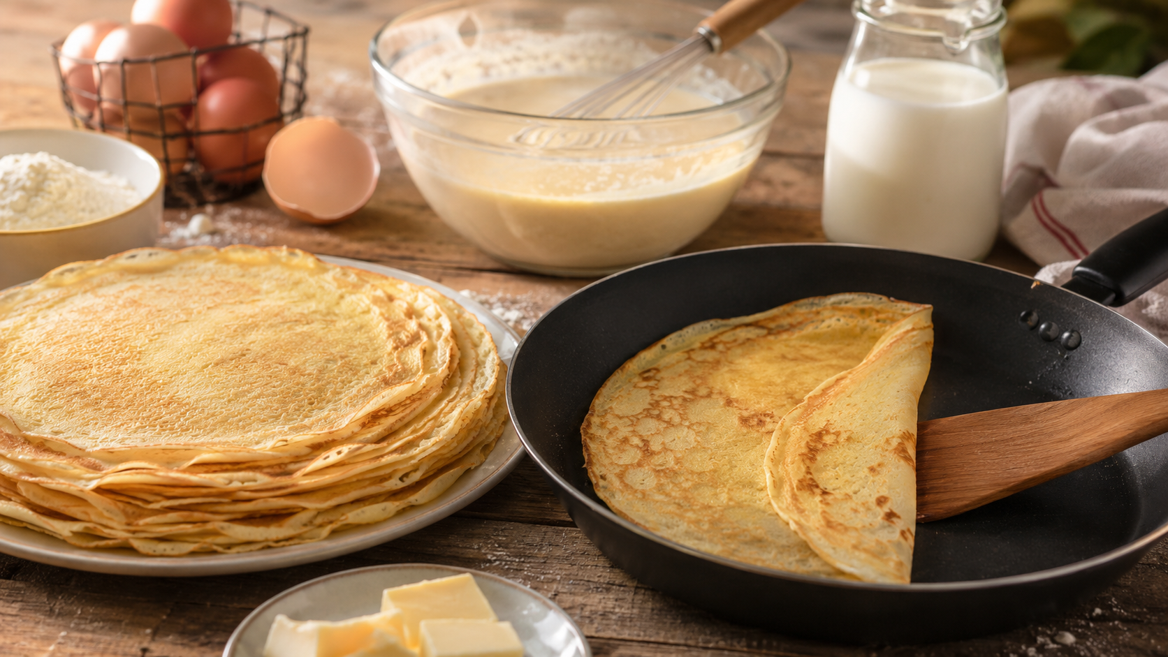 Crêpes moelleuses