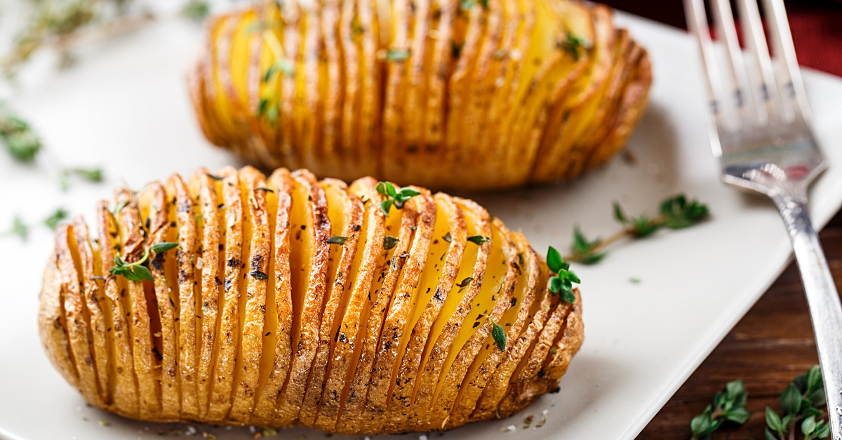 Recette des pommes de terre Hasselback